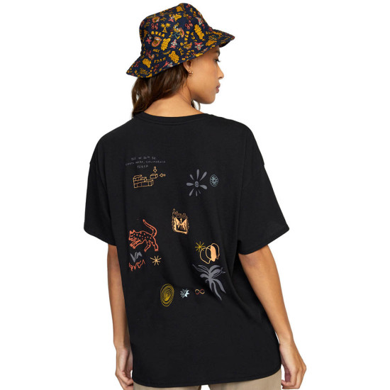 RVCA Γυναικεία κοντομάνικη μπλούζα Petroglyph - T-Shirt For Women